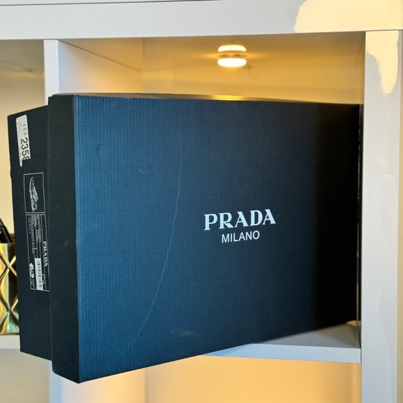 Prada Ivory Leather sneakers - Picture 10 of 13